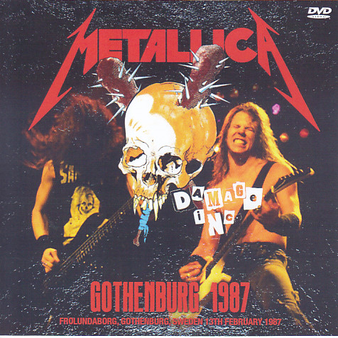 Metallica at Frölundaborg in Gothenburg, Sweden on February 13, 1987