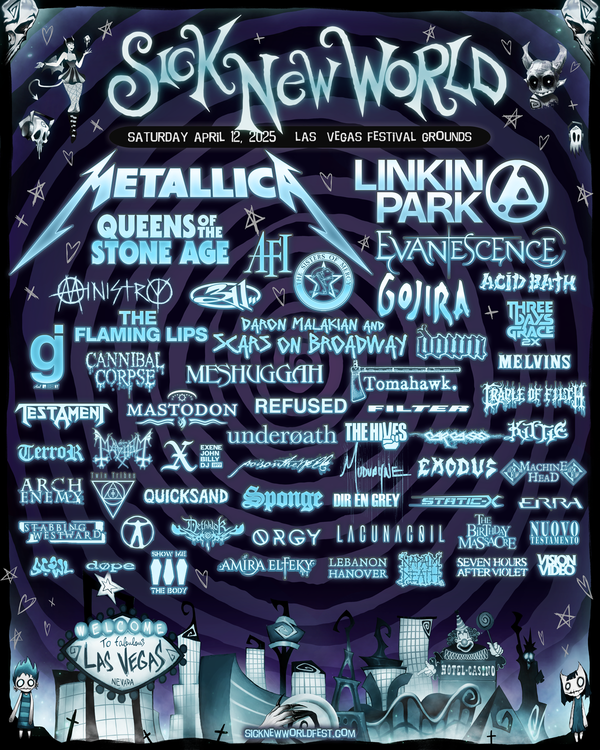 LINKIN PARK and METALLICA to Headline Sick New World Festival 2025